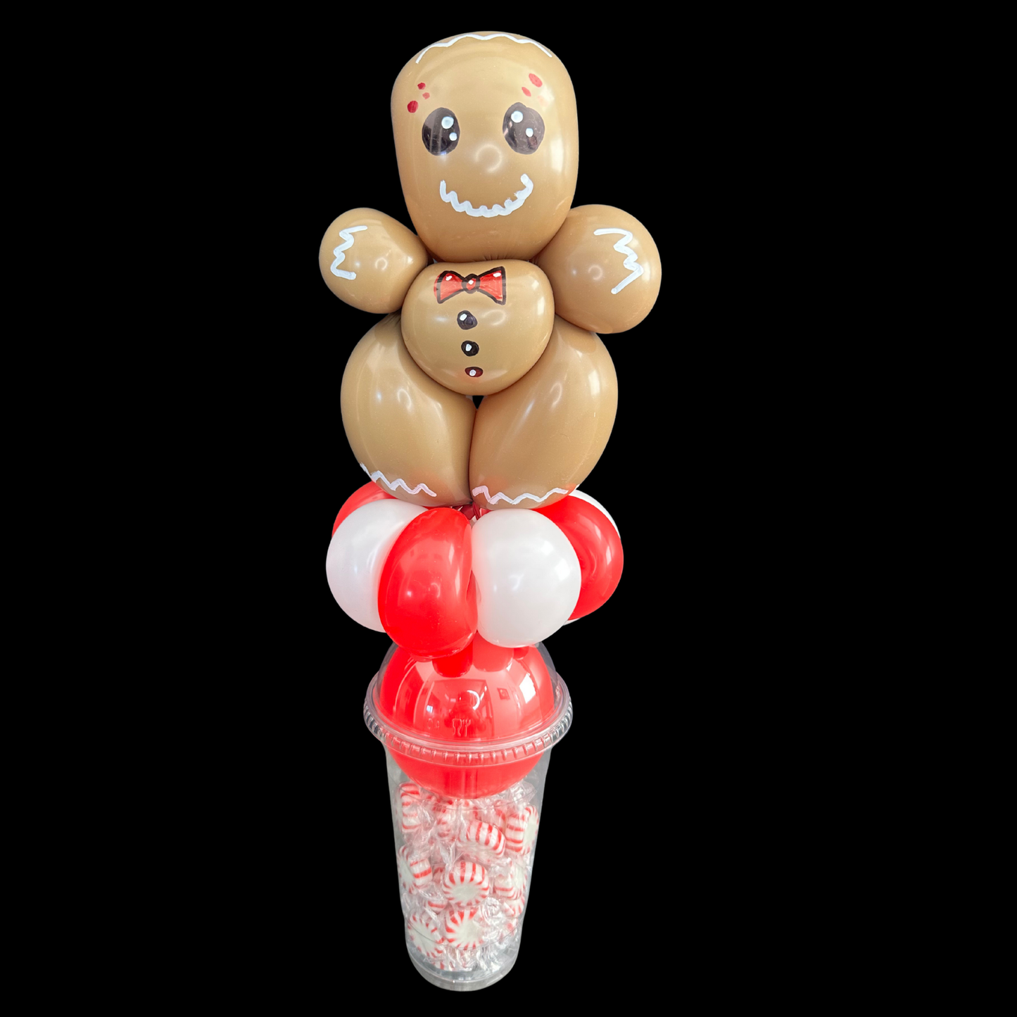 Ginger Bread Man Balloon Candy Cup