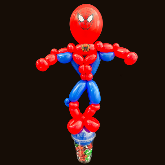 Spider man Inspired Balloon Candy Cup