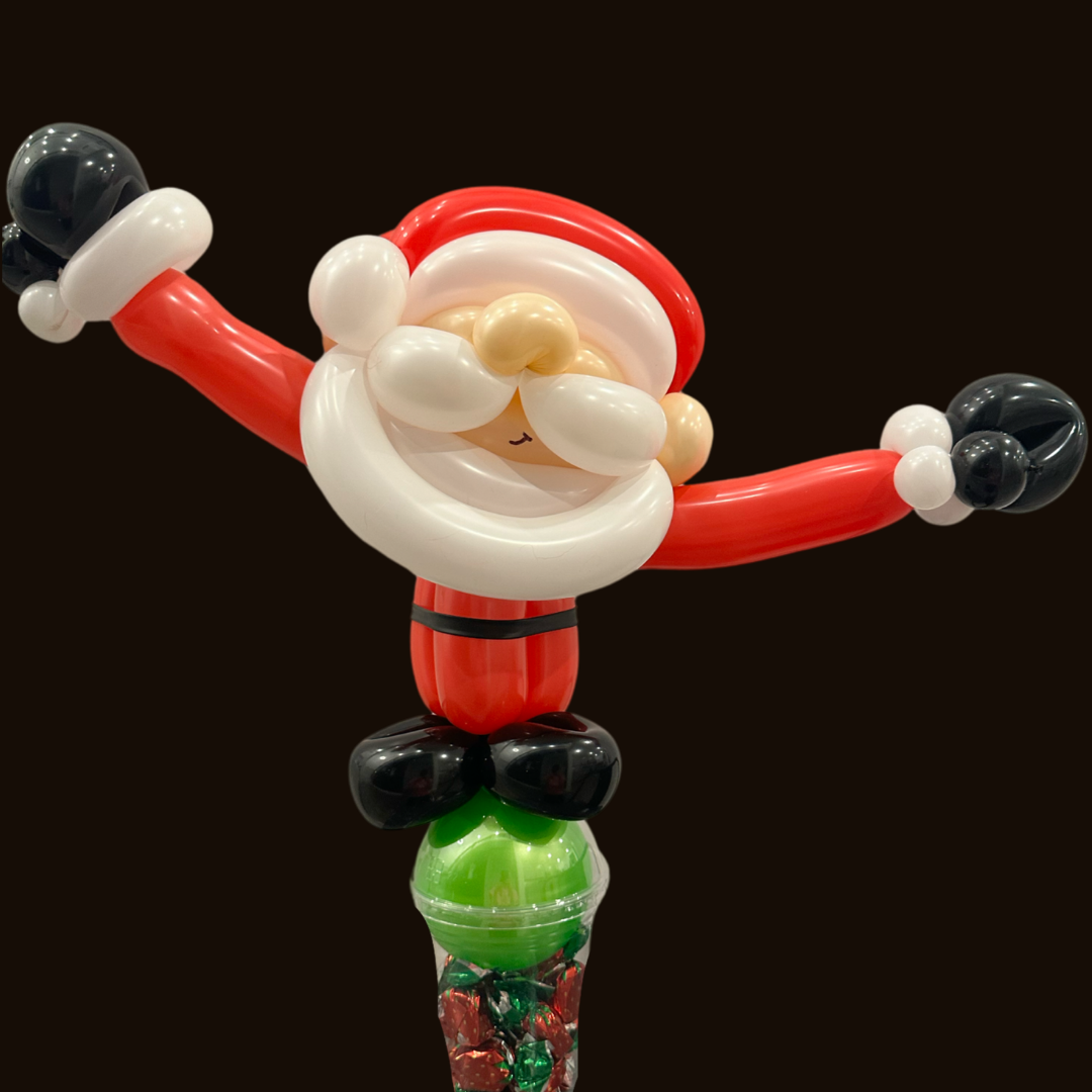 Giant Santa Balloon Candy Cup