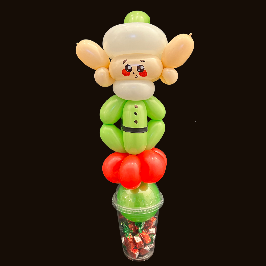 Elf Balloon Candy Cup