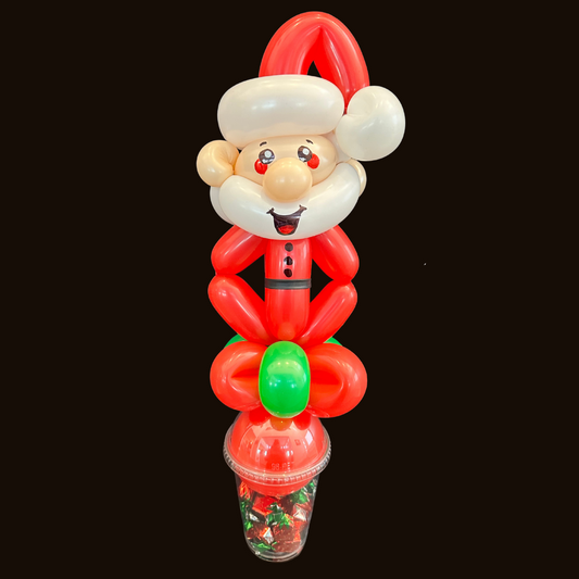 Santa Balloon Candy Cup