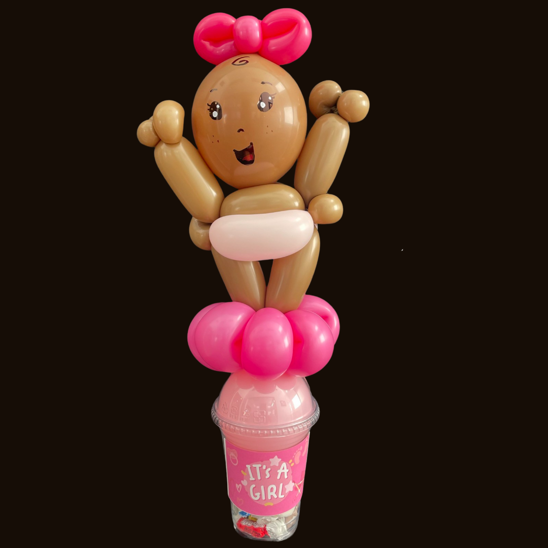 Baby Girl Balloon Candy Cup B