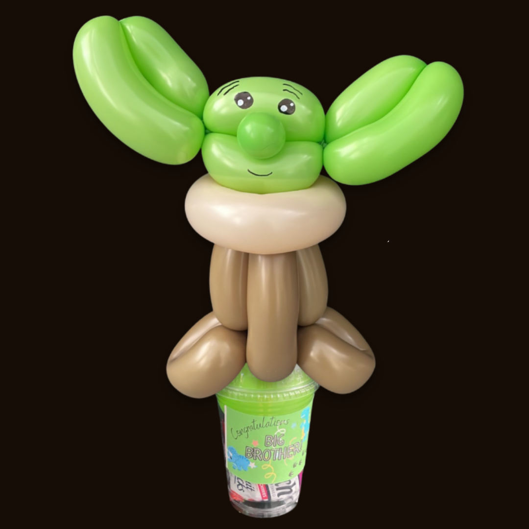 Yoda Inspired Balloon Candy Cup