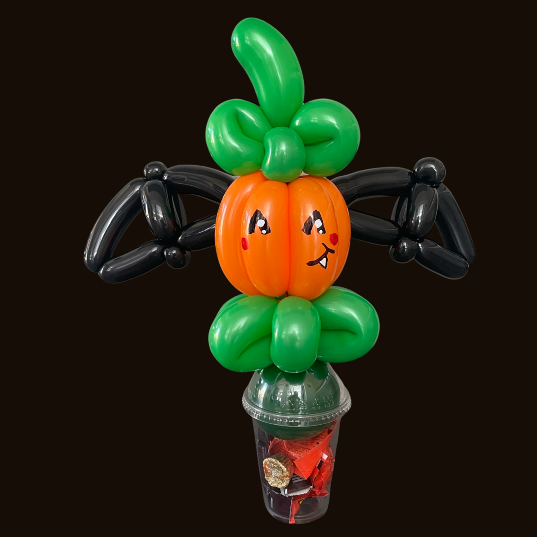 Pumpkin Bat Balloon Candy C