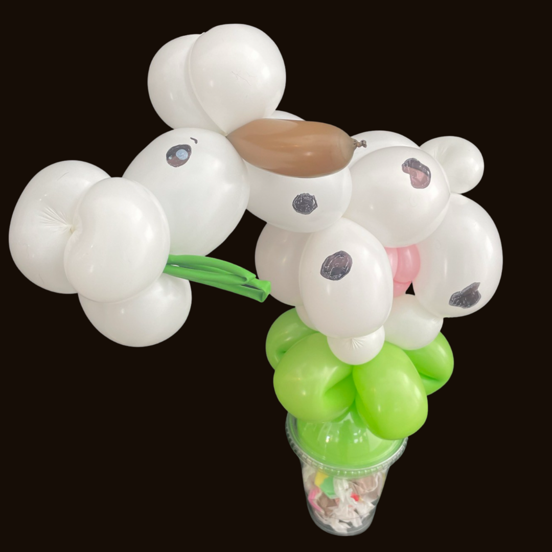 Cow Balloon Candy Cup