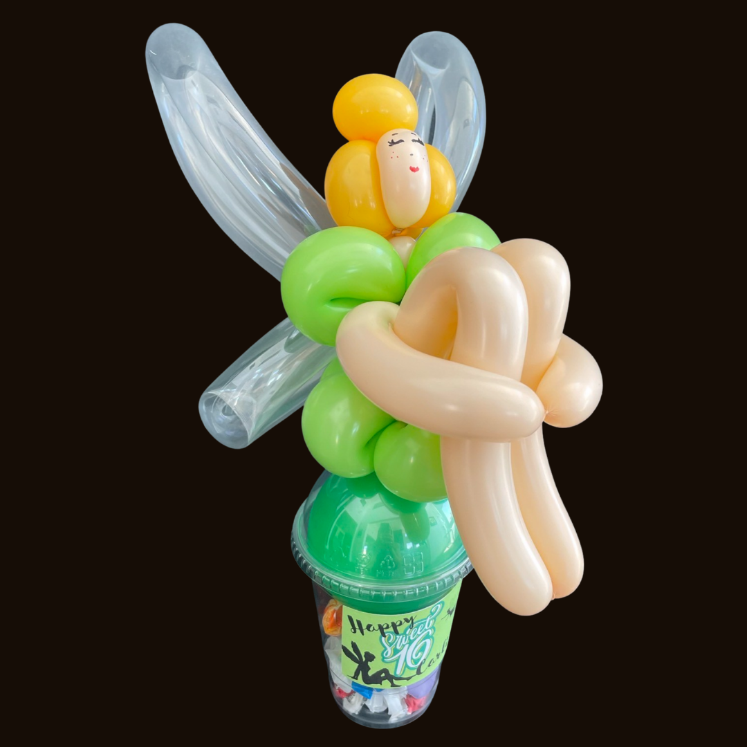 Tinkerbell Inspired Balloon Candy Cup