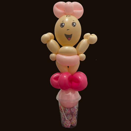 Baby Girl Balloon Candy Cup A