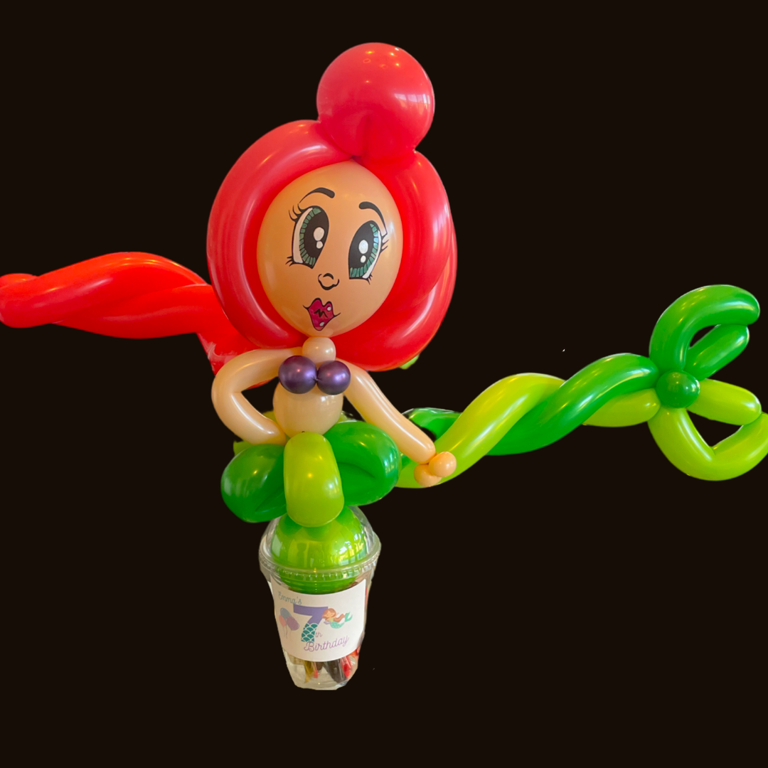 Mermaid Balloon Candy Cup