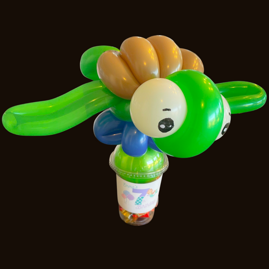 Turtle Balloon Candy Cup