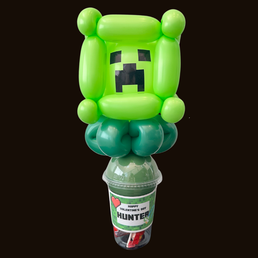 Creeper from "Minecraft" Balloon Candy Cup