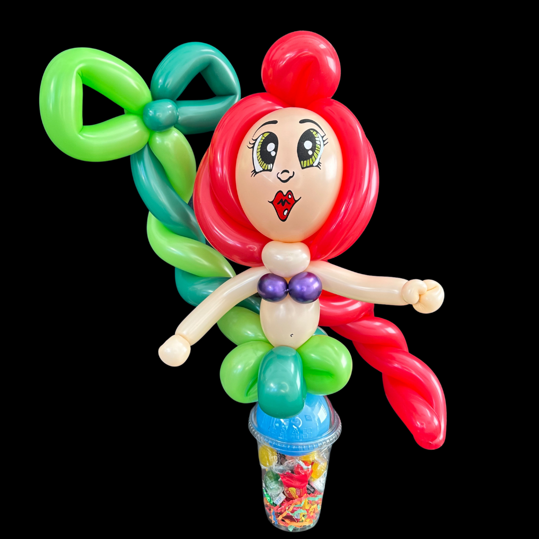 Mermaid Balloon Candy Cup