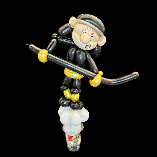 Golden Knights Hockey Player Balloon Cup