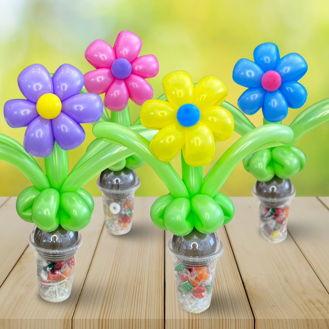 Flower Balloon Candy Cup