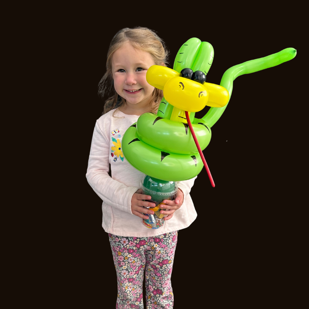 Snake Balloon Candy Cup