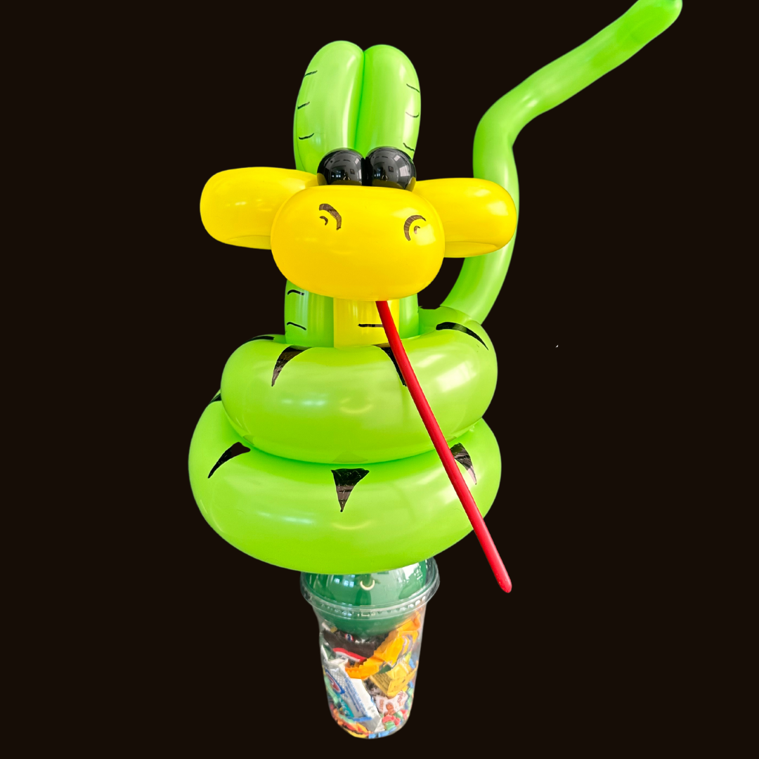 Snake Balloon Candy Cup