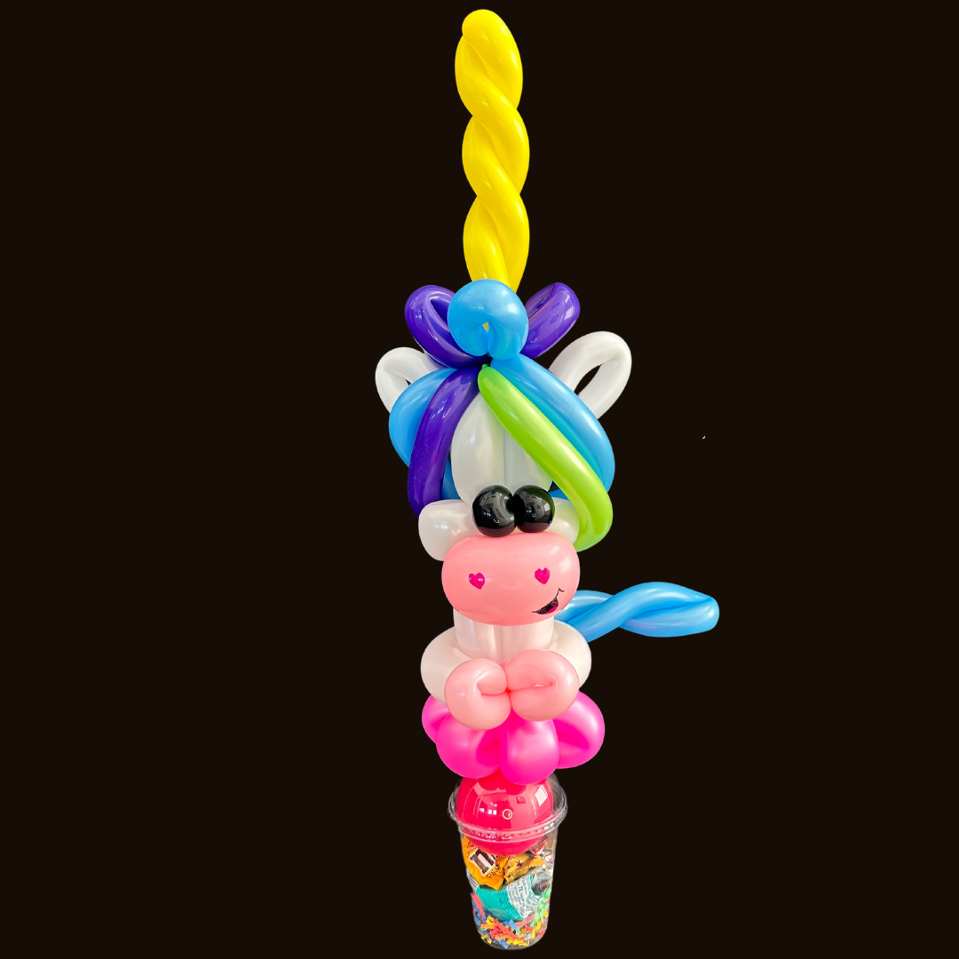 Unicorn Balloon Candy Cup