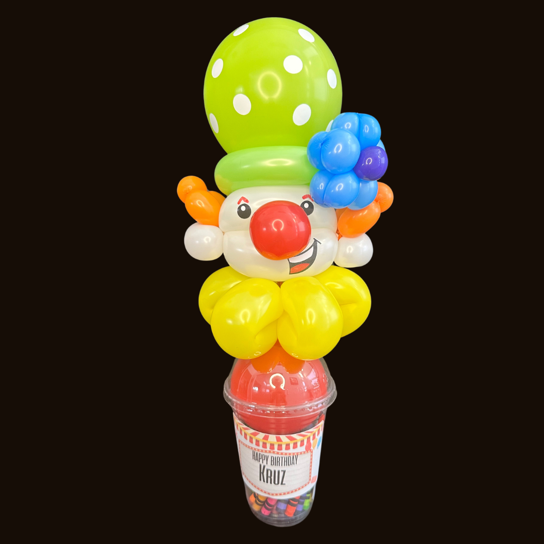 Clown Balloon Candy Cup