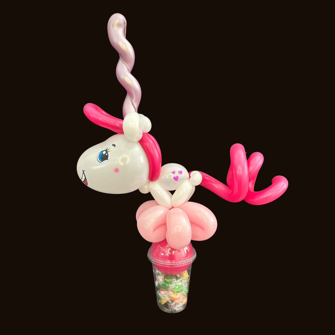 Unicorn Balloon Candy Cup