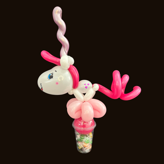 Unicorn Balloon Candy Cup